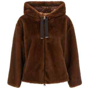Herno Faux Fur Bomber Jacket