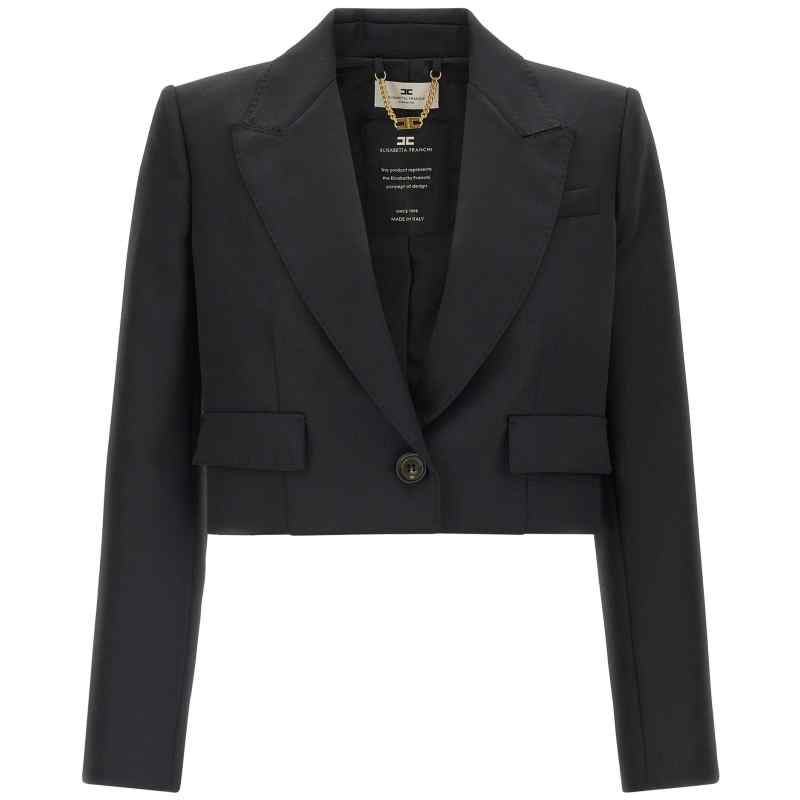 GI29167E2110_01_M_2026-09-21T08-44-56.23Z-1 Elisabetta Franchi Cropped Blazer