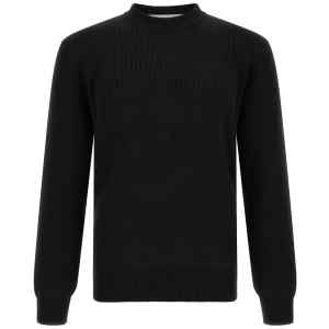 Golden Goose Ribbed Sweater With Logo