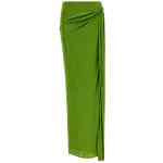 Elisabetta Franchi Shiny Viscose Skirt