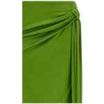 Elisabetta Franchi Shiny Viscose Skirt