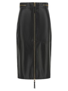 Elisabetta Franchi Leather Skirt