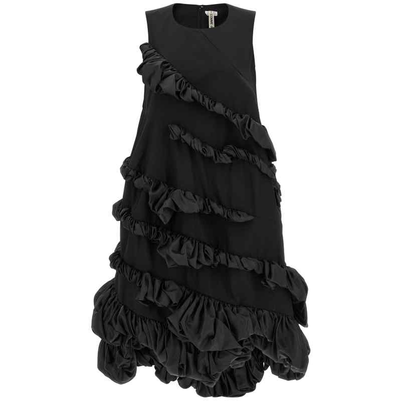 Comme Des Garcons Sculptural Ruffles Dress