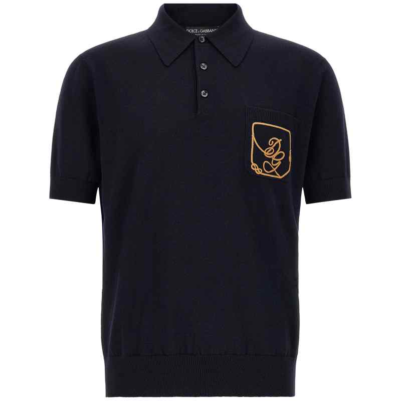 GXZ16ZJDVIQB0665_01_M_2026-08-07T09-05-35.229Z Dolce & Gabbana Logo Embroidery Polo Shirt