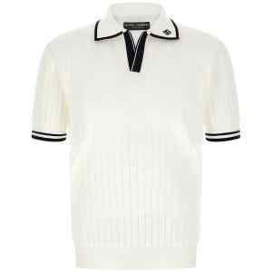 Dolce & Gabbana Flat Ribbed Polo Shirt