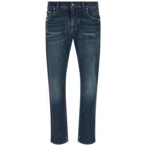 Dolce & Gabbana Logo Patch Jeans