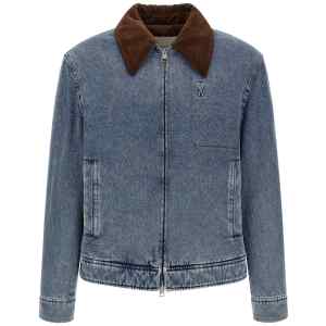 Ami Paris Ami De Cœur Denim Jacket
