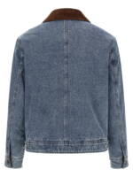 Ami Paris Ami De Cœur Denim Jacket
