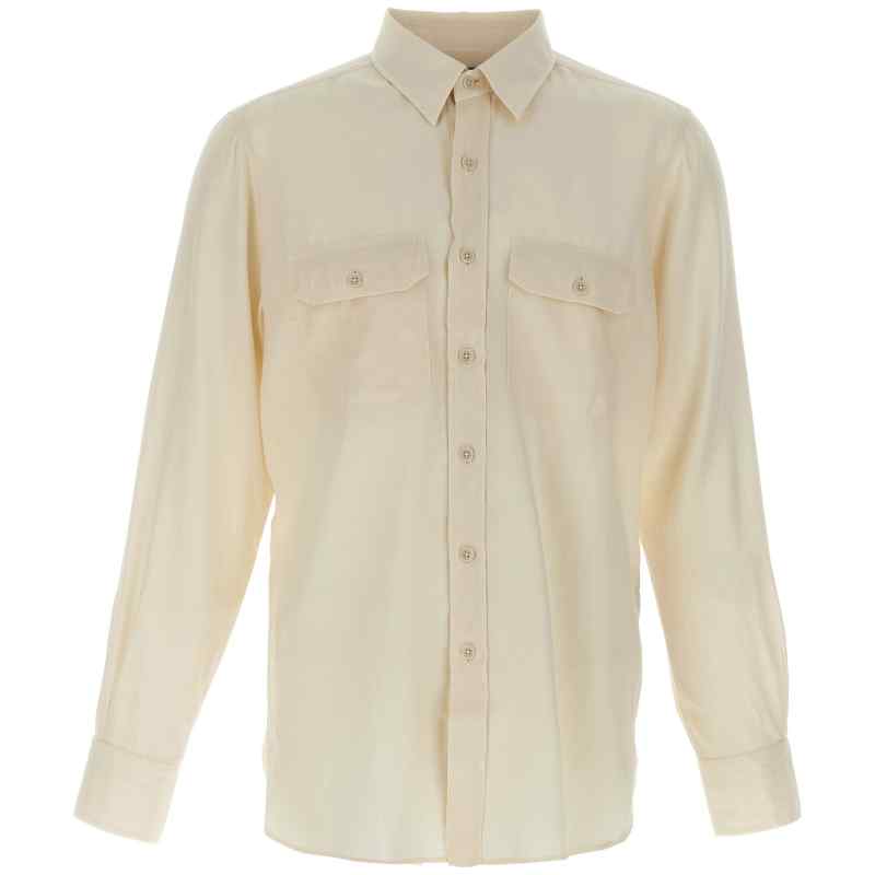 HME001FMG002S24IG082_01_M_2025-01-13T09-13-14.64Z Tom Ford Twill Shirt