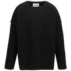 Jil Sander Geometric Neckline Sweater