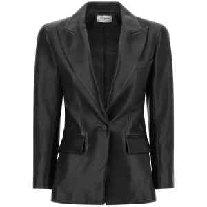 Balmain Leather Blazer