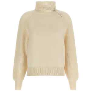 Agnona High Neck Sweater With Zip