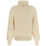 Agnona High Neck Sweater With Zip