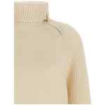 Agnona High Neck Sweater With Zip