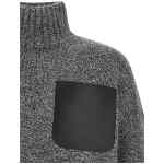 J.w.anderson Leather Patch Pocket Sweater