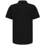 Moncler Leather Logo Patch Polo Shirt