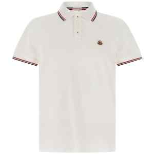 Moncler Tricolor Trim Polo Shirt