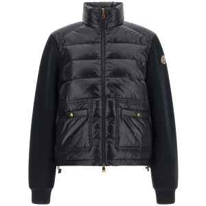 Moncler Two-material Padded Cardigan