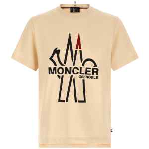 Moncler Grenoble Logo Print T-shirt