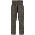 Stone Island Printed Pants With Logo Badge