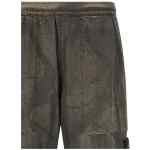 Stone Island Printed Pants With Logo Badge