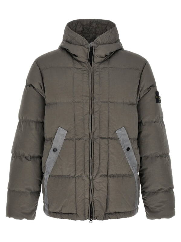 L2S154100019S0019V0060_01_M_2026-07-20T09-05-23.212Z-1 Stone Island Crumpled Effect Down Jacket