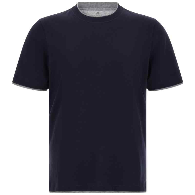 M0B137427CD325_01_M_2026-04-09T07-54-53.245Z Brunello Cucinelli Double Layer T-shirt