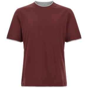 Brunello Cucinelli Faux-layering T-shirt