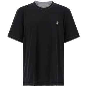 Brunello Cucinelli Double Layer T-shirt