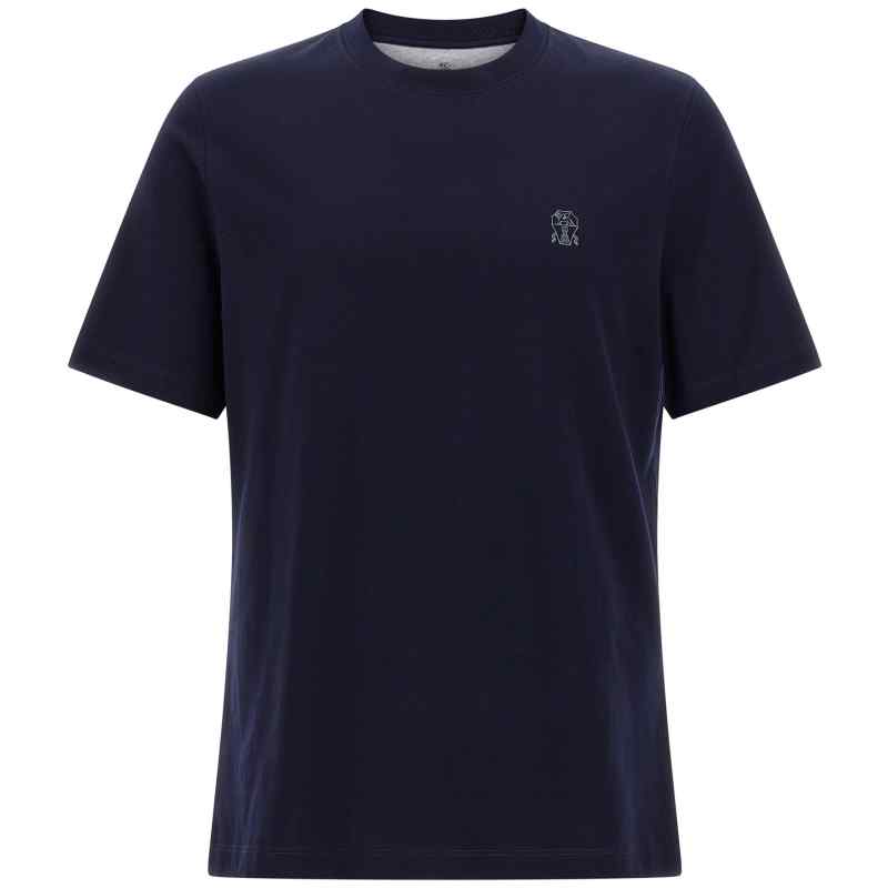 Brunello Cucinelli Logo Print T-shirt
