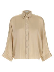 Brunello Cucinelli Monile Satin Shirt