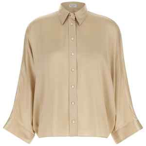 Brunello Cucinelli Monile Satin Shirt