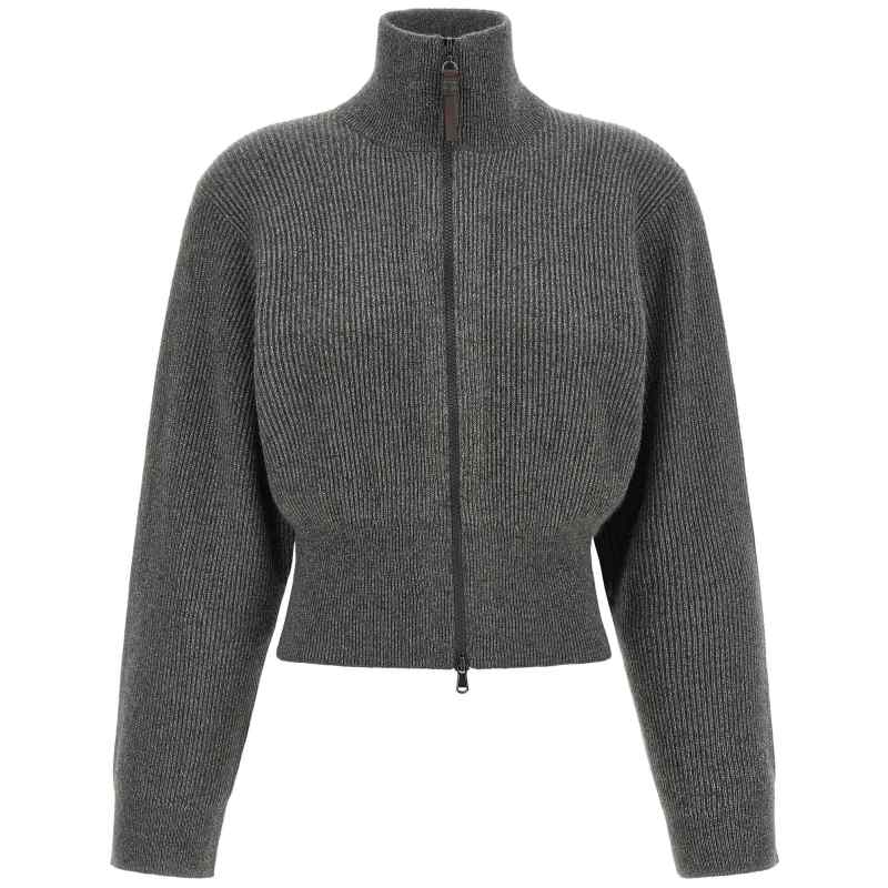 M1E224716CZN54_01_M_2026-08-21T09-09-11.993Z Brunello Cucinelli Ribbed Cardigan With Leather Detail