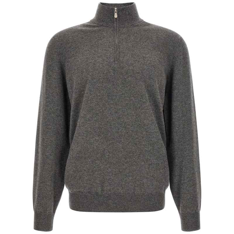 Brunello Cucinelli Half-zip Cashmere Sweater