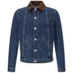 Brunello Cucinelli Denim And Suede Jacket