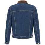 Brunello Cucinelli Denim And Suede Jacket