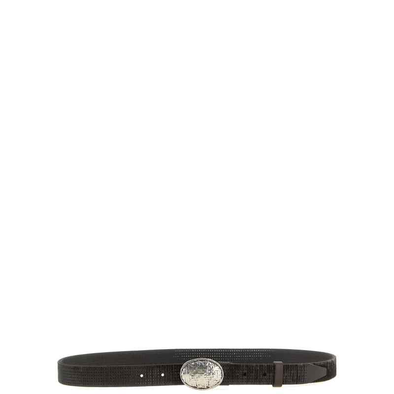 Brunello Cucinelli Texture Leather Belt