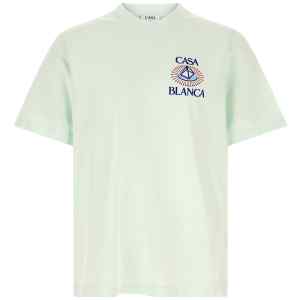 Casablanca Flocked Celestial Pyramid Print T-shirt
