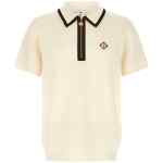 Casablanca Waffle Stitch Knit Polo Shirt