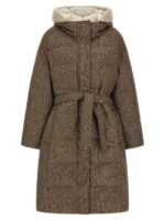 Brunello Cucinelli Shiny Zipper Pull Down Jacket
