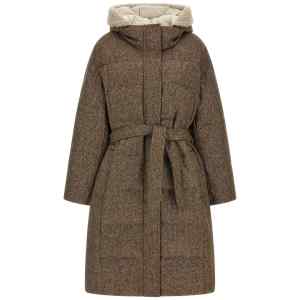 Brunello Cucinelli Shiny Zipper Pull Down Jacket