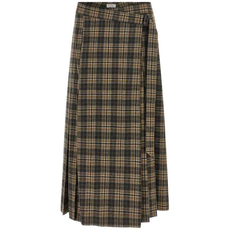 MD008G4107C001_01_M_2026-08-05T08-11-29.028Z Brunello Cucinelli Tartan Skirt