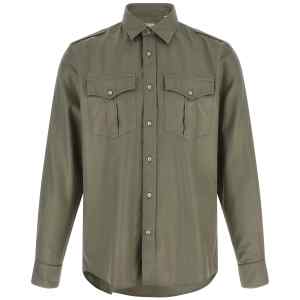 Brunello Cucinelli Cotton Chevron Shirt