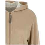 Brunello Cucinelli Precious Zipper Pull Hoodie
