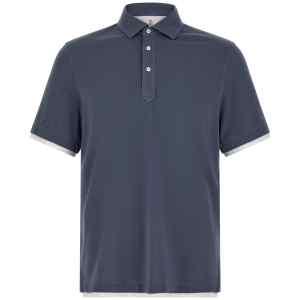 Brunello Cucinelli Double Layer Polo Shirt