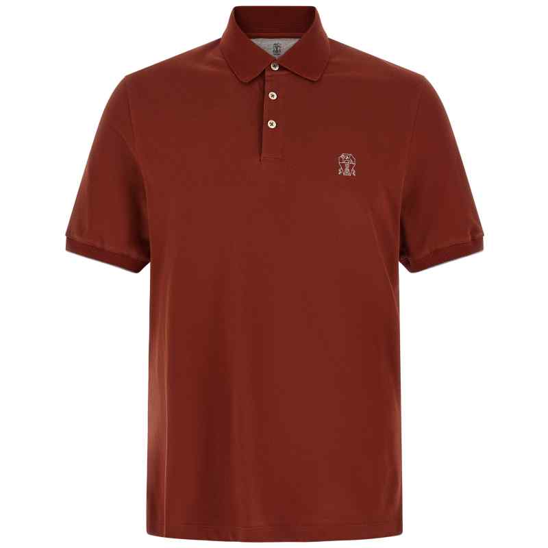 ME8548788CAZ39_01_M_2026-09-09T07-39-46.248Z Brunello Cucinelli Logo Embroidery Polo Shirt