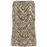 Brunello Cucinelli Dazzling Chevron Embroidery Top