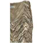 Brunello Cucinelli Dazzling Chevron Embroidery Top