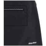 Miu Miu Nylon And Fleece Skirt