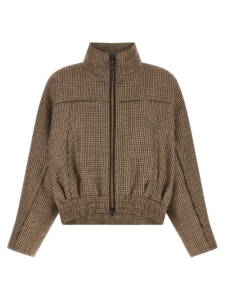 Brunello Cucinelli Shiny Zipper Pull Jacket
